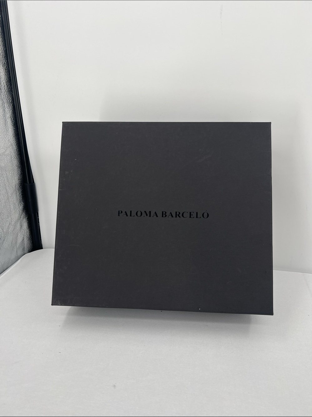 Paloma Barceló Black Shoe Box EMPTY
